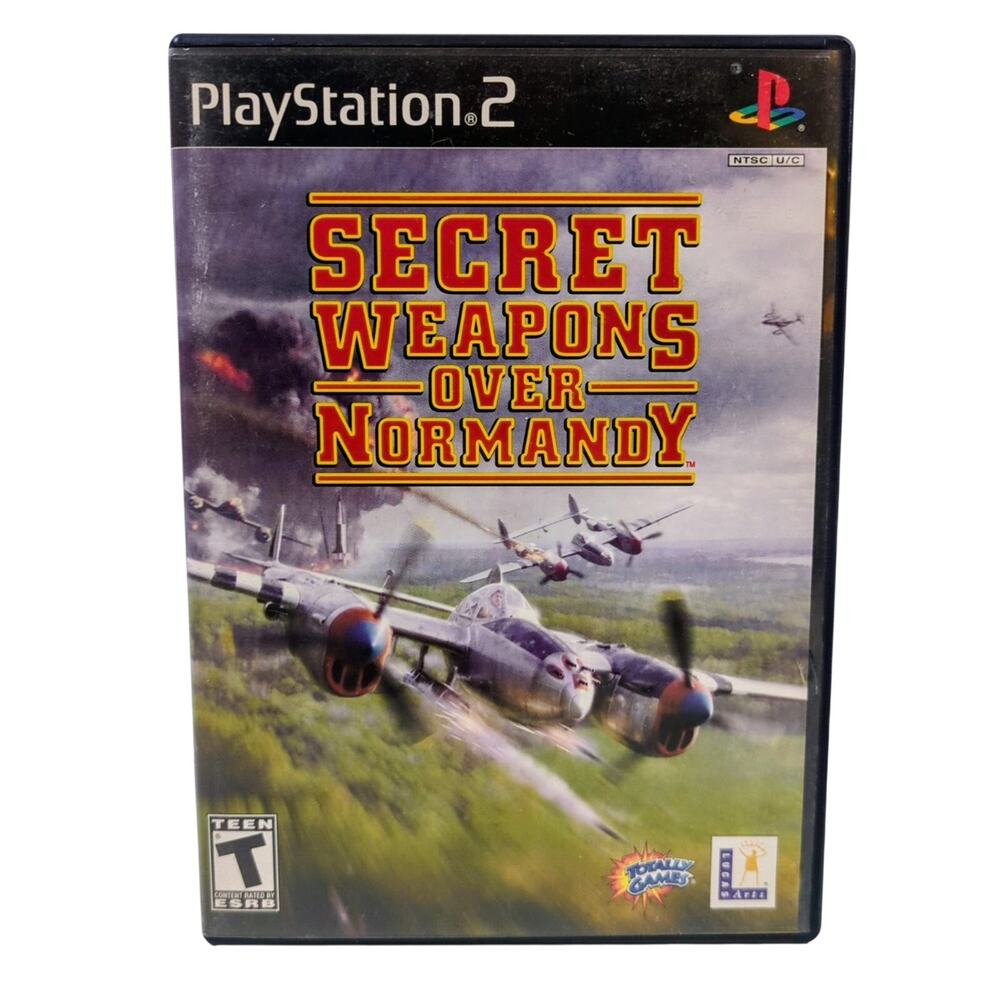 Secret Weapons Over Normandy PS2 PlayStation 2 Game Complete CIB LucasArts